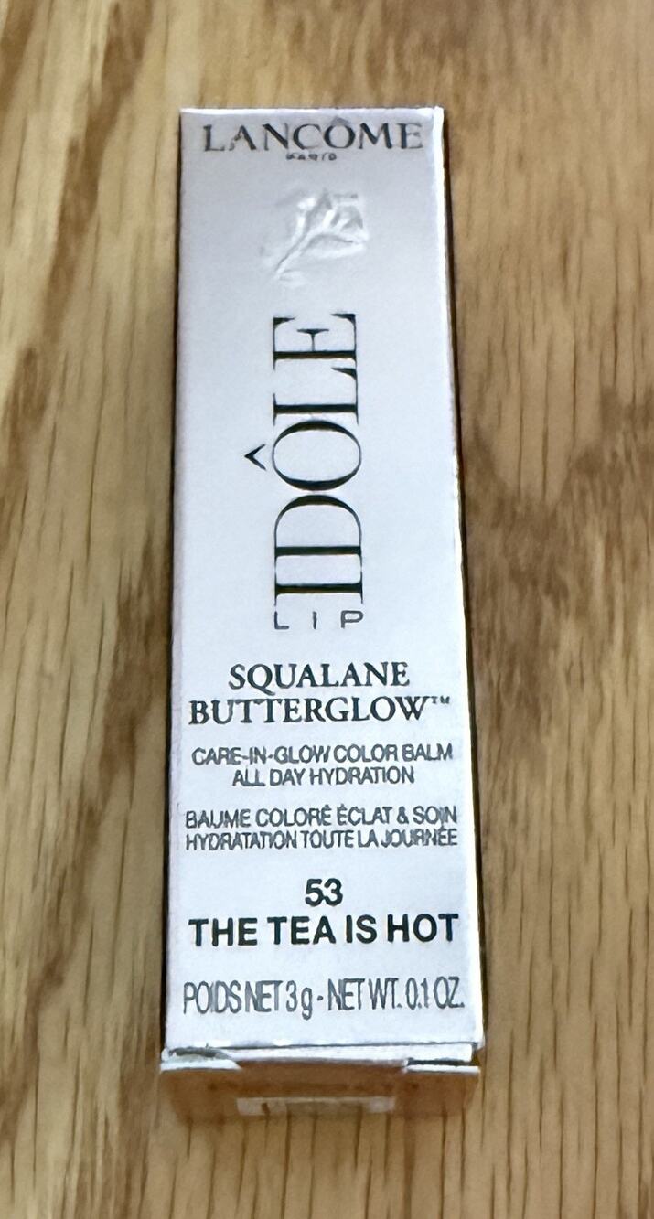 Lancôme Lip Idôle Squalane ButterGlow Balm 53 The Tea Is Hot 3g New